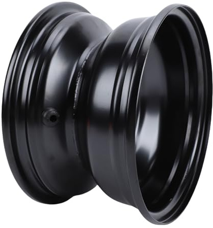 Akozon Hochfestige 8 Zoll ATV Vorderrad Rand 4 Bolzenlöcher 19x7.00-8 Stahlrad Hub Rim Go Kart Quad Dirt Bike Buggy Fahrt auf Dem Mäher
