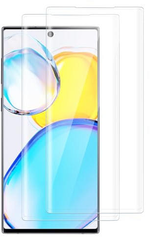 VideoSecu 2 Pièces Verre Trempé pour Samsung Galaxy Note 10 Plus, 0,33mm Couverture 3D 9H Dureté Anti-rayures protection écran, Toucher Sensible et Pose sans Bulles Samsung Note 10+ vitre protection