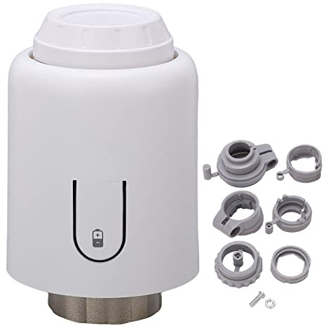 Smart Radiator Thermostat LED Display Temperature Adjusting Thermostatic Radiator Valve with Remote Control for Home Use