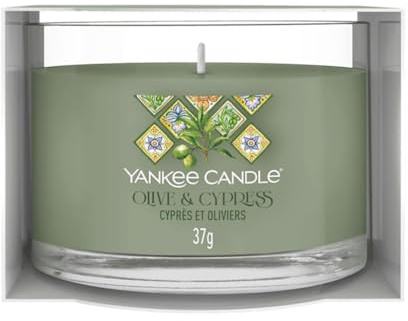 Yankee Candle Olive & Cypress Filled Votive Candle