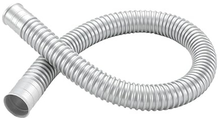 Tube de Trop-plein d'Évier, Tuyau d'Évacuation Flexible Universel pour Cuisine Salle de Bain - 45cm avec Interface 23-24mm