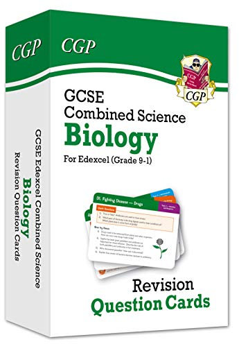GCSE Combined Science: Biology Edexcel Revision Question Cards: superb for the 2023 and 2024 exams (CGP Edexcel GCSE Combined Science)