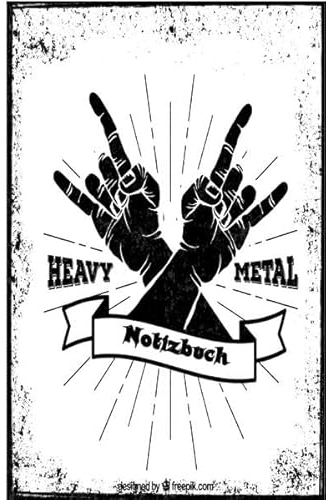 Musik Notizbücher / Heavy Metal Horny Notizbuch für Metal und Rock Fans, 60 Blankoseiten: Tagebuch, Festivaltagebuch, Konzertplaner, Terminplaner, Geschenk