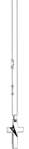 Collana Zancan in Argento con Croce e Spinello – Insignia 925 – EXC541