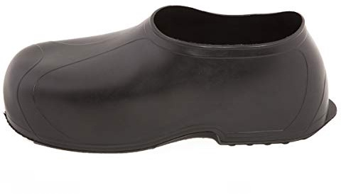 Tingley 1300.3X Ankle High Rubber Overshoe, 3X-Large, Black