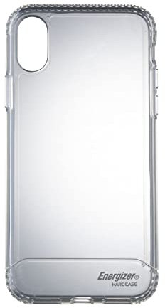 Energizer - Coque iPhone X - Protection Maximale Jusqu'à 2 m - Design Nid d'abeille - Transparente
