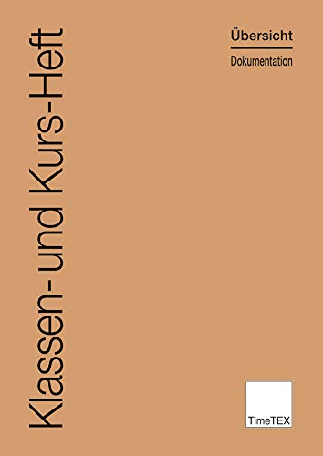 TimeTEX Klassen- und Kurs-Heft - 10853 - Schülerlisten, Noten und Checklisten für 10 Klassen