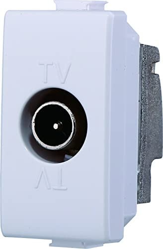 Connettore Presa TV Passante Maschio, Compatibile Con Bticino Matix