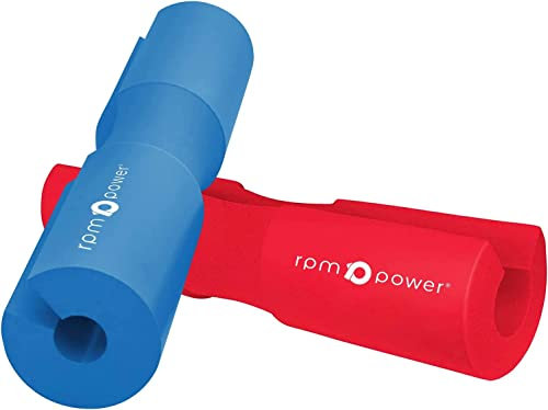 RPM Power Langhantel Polster - hip thrust polster, stangenpolster fitness pad, polster für langhantel und nackenpolster fitness Ideal für Squats Lunges Hip Thrusts (Blau)