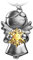 FABACH Schutzengel Schlüsselanhänger Star mit Schneeflocke - Weihnachtsengel aus Metall - Weihnachten Schutzengel Glücksbringer - Engel Schlüsselanhänger Schutzengel als Geschenk für Freundin