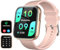 Smart Watch Answer/Make Calls for Men Women, 1.96 Fitness Tracker Watch, Heart Rate/Step Counter/Sleep Tracker/Blood Oxygen/120+ Sports (Pink)