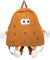 FENOHREFE LUOFENG Niedlicher Keks-Rucksack aus Cord für Mädchen, lustige Cartoon-Schultasche, modische Schultertasche, schöne Tasche, Geschenk für Freundin