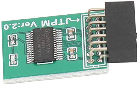 Yctze TPM Security Module, For TPM 2.0 Module Strong Encryption 14 Pin LPC Interface TPM Module Board for Green