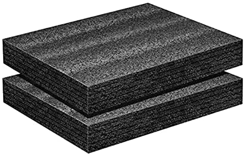 fumooa Polyethylenschaum 16X12X2Zoll Polyethylenschaumplatte, Dicke Schaumstoffpolsterung, SchaumstoffeinsäTze für Basteln, Polyethylenschaumpolster
