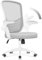 naspaluro Silla de Oficina Ergonómica con Soporte Lumbar de Diseño Exclusivo, Brazos Abatibles 90°, Tapicería de Malla Transpirable, Silla de Escritorio Giratoria 360°, Gris