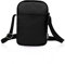 AdiStylinno Kleine Handy Umhängetasche Damen, Leichte Canvas Handytasche Geldbörse mit Verstellbar Nylonriemen, Mode Mini Crossbody Bag Phone Tasche kleine Schultertasche für Damen Herren (Schwarz)