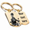 Schlüsselanhänger Personalisiert mit Foto Bild Gravur Schwarz/Weiß aus Edelstahl - Geschenke für Männer und Frauen, Geschenk für Freund oder Freundin, Personalisierte Geschenke nach Ihren Wünschen