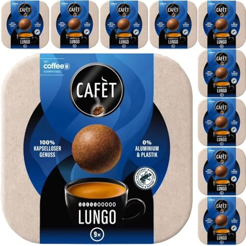 Cafet LUNGO für CoffeeB 9 Coffee Balls 51g, 10er Pack