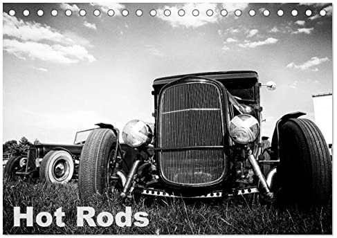 Hot Rods (Tischkalender 2025 DIN A5 quer), CALVENDO Monatskalender