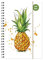 Collegetimer Pineapple 2018/2019 - Schülerkalender A5 - Weekly - Ringbindung - 224 Seiten: Terminkalender - Weekly