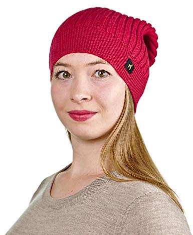 KIRSCHROT Mütze Damen und Herren Paris One Size Alpakawolle