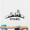 Istanbul Skyline Wandtattoo Stadt Vinyl Aufkleber Kunst Schlafzimmer Türkei Dekor Muster Wand Tattoo Wohnzimmer Sofa Hintergrund D409
