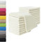 NatureMark Gästetücher – 20er Pack (30x50 cm), 100% Baumwolle, Oeko-TEX Zertifiziert, weich, saugfähig und pflegeleicht – Für Bad, Gäste & Spa – Natur/Creme