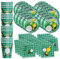 Golf Sports Birthday Party Supplies Set Plates Napkins Cups Tableware Kit for 16