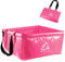 MNT10 Outdoor Faltschüssel in 15L oder 20L I Faltbare Camping Waschschüssel aus robustem Planen Gewebe I Als Camping Spülschüssel, Spülwanne oder als Faltbarer Eimer (Pink 15L)