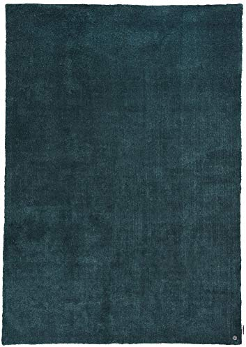 Hochflorteppich | Shaggy | Microfaserteppich | besonders weich | 160 x 230 cm; Farbe: Petrol | Tom Tailor - Powder