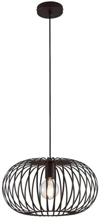 Lindby Pendelleuchte Nahele (Retro, Vintage Antik) aus Metall (1 flammig E27) - Deckenlampe Esstischlampe Hängelampe Hängeleuchte Wohnzimmerleuchte