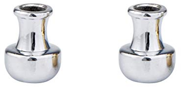 Glutkiller CHROM und GOLD geschlossen für Aschenbecher Gluttöter Glutlöscher (2 x Chrom geschlossen)