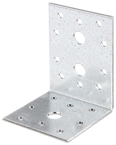 Alberts 329983 Winkelverbinder | sendzimirverzinkt | 60 x 80 x 60 mm | 18er Set
