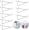Hotop Stecktafel-Haken, Regal, Metall, Stecktafel-Organizer-Set, 1/8, 3/16 Stecktafel, Organizer, Zubehör, Regale und Körbe, Halterungen, Aufbewahrungsregal für Werkbank, Kunsthandwerksraum, Küche,