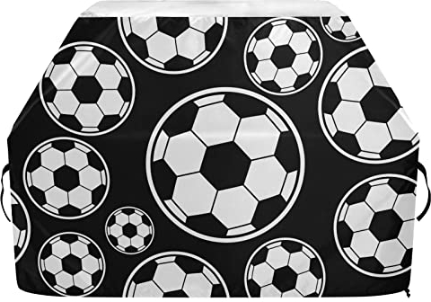 Grillabdeckung 65 Zoll Anti-UV Charbroil Grill Abdeckung Fußball Kugelgrill Abdeckung für Outdoor Grill langlebig