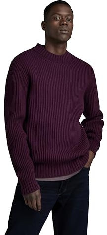 G-STAR Uomo Essential Knitted Sweater, Viola (lt maze D23731-D447-8880), M