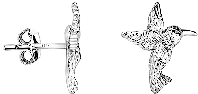 SOFIA MILANI - Damen Ohrringe 925 Silber - Gehämmerter Kolibri Ohrstecker - E2032