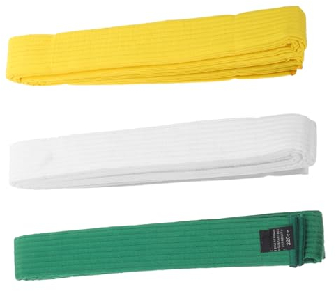 Supvox 3St Taekwondo-Gürtel Hapkido-Gürtel Aikido-Gürtel baumwollband Kampfsport gürtel Herrengürtel Karate-Geschenk für Erwachsene Karate-Gürtel Männer Kleidung Armband Schleife Taille