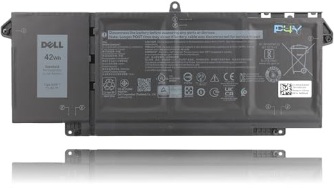 P4Y Batterie Piles 42WHR 3C 11.4V 9JM71 pour Dell Latitude 5320 7520 7320 7320 5320 7420 7420 HDGJ8 MHR4G