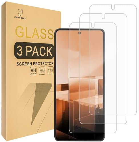 Mr.Shield Verre Trempé compatible avec Asus Zenfone 11 Ultra [Lot de 3] Film Protecteur d'écran Vitre Protecteur 9H Dureté