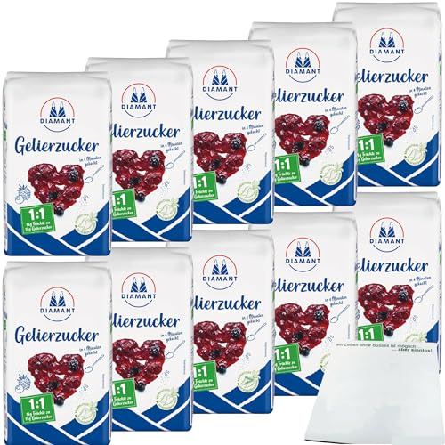 Diamant Gelierzucker 1:1 der Klassiker VPE (10x1kg Packung) + usy Block