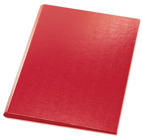 Exacompta - Réf. 18295E - Carton de 10 porte-blocs à pince avec rabat - Support pour stylo - Pochette plastique en angle - Dimensions : 23 x 32 cm pour document format A4 - Rouge