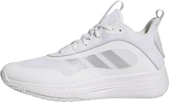 adidas Herren OWNTHEGAME 3.0 Shoes Basketball-Schuhe, FTWR White/Silver met./Grey one, 44 EU