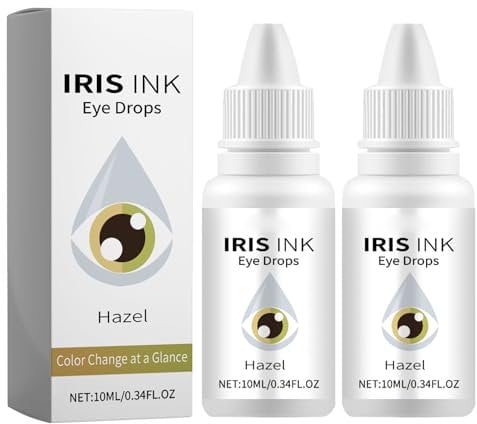 ViHue Color Eye Drops, Fancy Drops Change Your Eye Color, Spectraeye Color Changing Drops, Nurbini Irisink Color Changing Eye Drops, Irisink Pro Eye Drops, Change Eye Color Drops (Hazel)