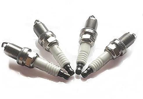 LKIWSDS Zündkerzen 4 PCS Kompatibel mit FIAT Cinquecento Panda ULYSSE Iridium-Legierung Zündkerze Iraurita Zündkerzen BKR6EGP Autoteile