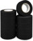 TAOBWN Lot de 10 rouleaux de ruban de masquage pour peinture - 24 mm x 20 m - Noir - Multi-surfaces - Ruban décoratif de qualité supérieure - Pour peinture intérieure et loisirs créatifs - Adhérence