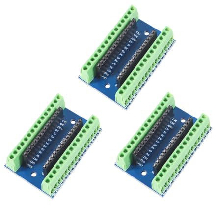 DUBEUYEW 3pcs Nano Breakout Board Nano IO Shield Extension Board for Arduino Nano