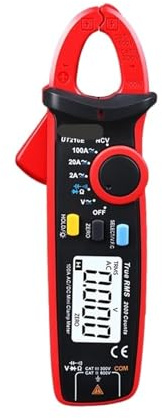 Pinza amperimétrica digital UT210E UT210D, amperímetro, comprobador de voltaje, frecuencia, VFC, RMS real, CA(UT210E)