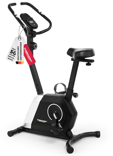 Christopeit Heimtrainer „Activ“ – leises Fitnessbike mit Magnetbremse, 14 Widerstandsstufen, LCD-Display, Pulsmessung & Tablet-Halterung