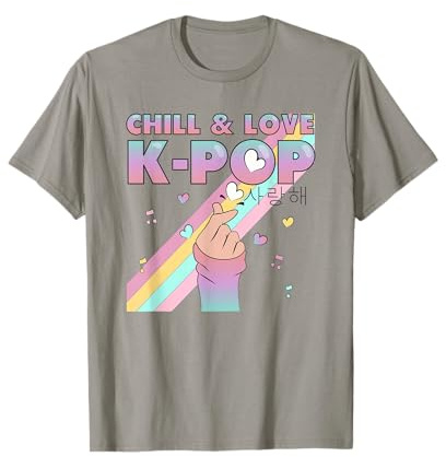 K Pop Chill & Love Maglietta
